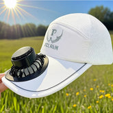 Summer Baseball Cap with Solar Rechargeable Fan – Lightweight Outdoor Sun Protection Hat