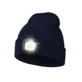 LED Knit Beanie with Light – Multifunctional Warm Hat for Night Running & Outdoor Activities