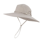 Men’s Sun Protection Fishing Bucket Hat – Large Brim UV Protection Outdoor Breathable Hat