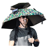 Fishing and Tea Picking Multi-functional Sunshade Solar Fan Umbrella