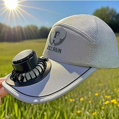 Summer Baseball Cap with Solar Rechargeable Fan – Lightweight Outdoor Sun Protection Hat