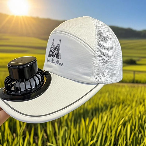Summer Baseball Cap with Solar Rechargeable Fan – Lightweight Outdoor Sun Protection Hat