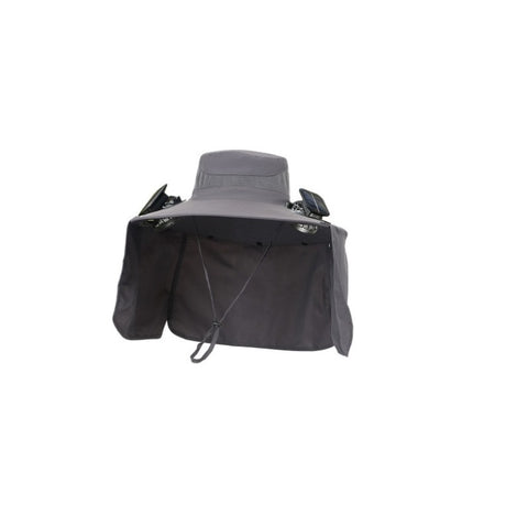 Summer Outdoor Sun Protection Wide-Brimmed Fisherman Solar Hat (with Neck Cover)