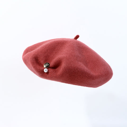 Women’s Wool Beret – Classic French Beret, Solid Color Artist Style, Suitable for Women and Kids