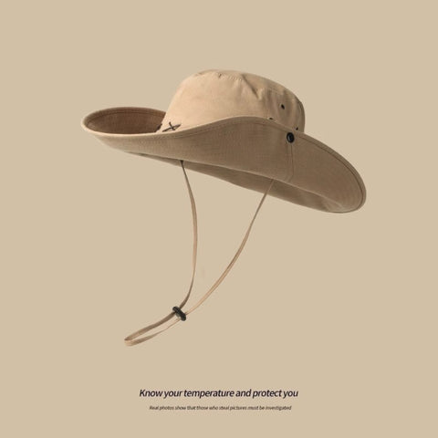 Wide Brim Western Cowgirl Hat with Wind Strap – Felt Soft Wool Cowboy Hat for Women