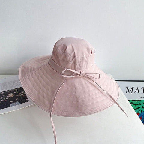 Wide Brim Foldable Sun Hat with UV Protection and Sun Shield