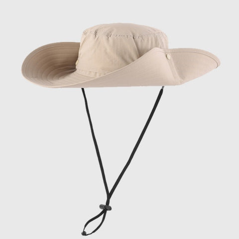 Wide Brim Sun Hat, Waterproof & UV Protection, Suitable for Outdoor Hiking, Climbing, and Fishing
