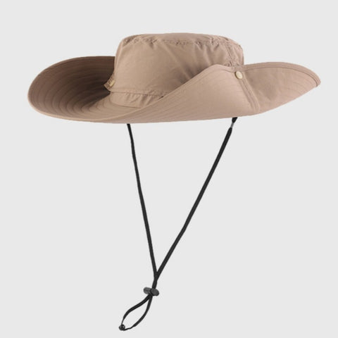 Wide Brim Sun Hat, Waterproof & UV Protection, Suitable for Outdoor Hiking, Climbing, and Fishing