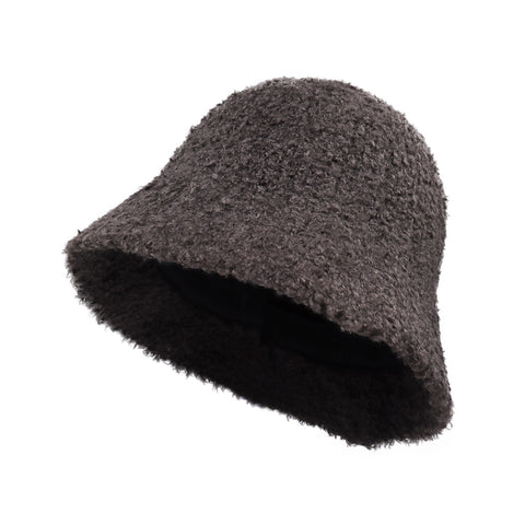 Autumn & Winter Faux Lamb Wool Bucket Hat