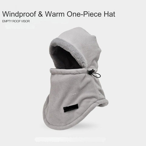 Unisex Winter Hat with Face Mask, Neck Warmer & Ear Protection (Windproof & Warm), Suitable for Cycling and Outdoor Activities
