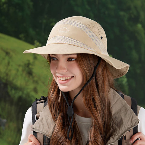 New Quick-Dry Breathable Sun Hat for Hiking and Camping