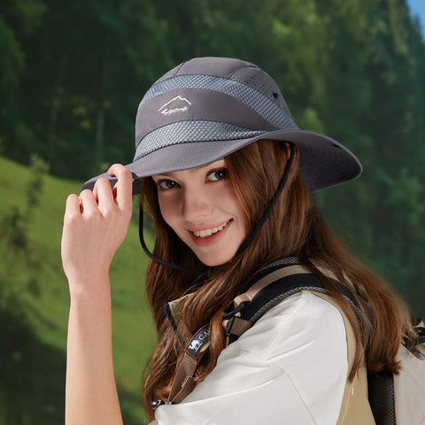 New Quick-Dry Breathable Sun Hat for Hiking and Camping