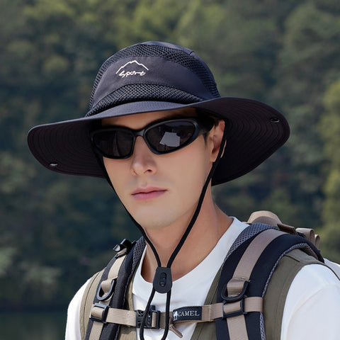 New Quick-Dry Breathable Sun Hat for Hiking and Camping