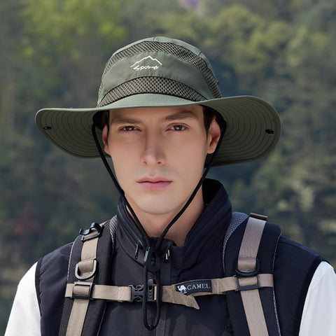 New Quick-Dry Breathable Sun Hat for Hiking and Camping