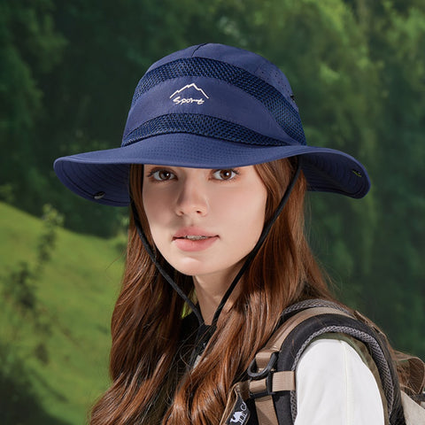 New Quick-Dry Breathable Sun Hat for Hiking and Camping