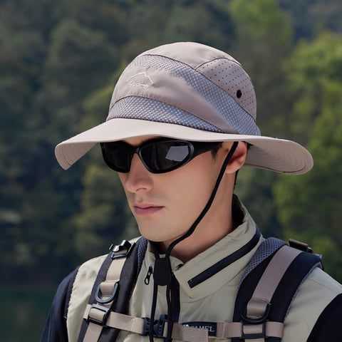 New Quick-Dry Breathable Sun Hat for Hiking and Camping