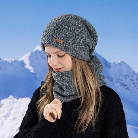 Cozy Knit Beanie Set – Fashion Meets Warmth