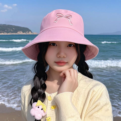Retro Washed Cotton Fisherman Hat – Casual Sun Protection for Men & Women